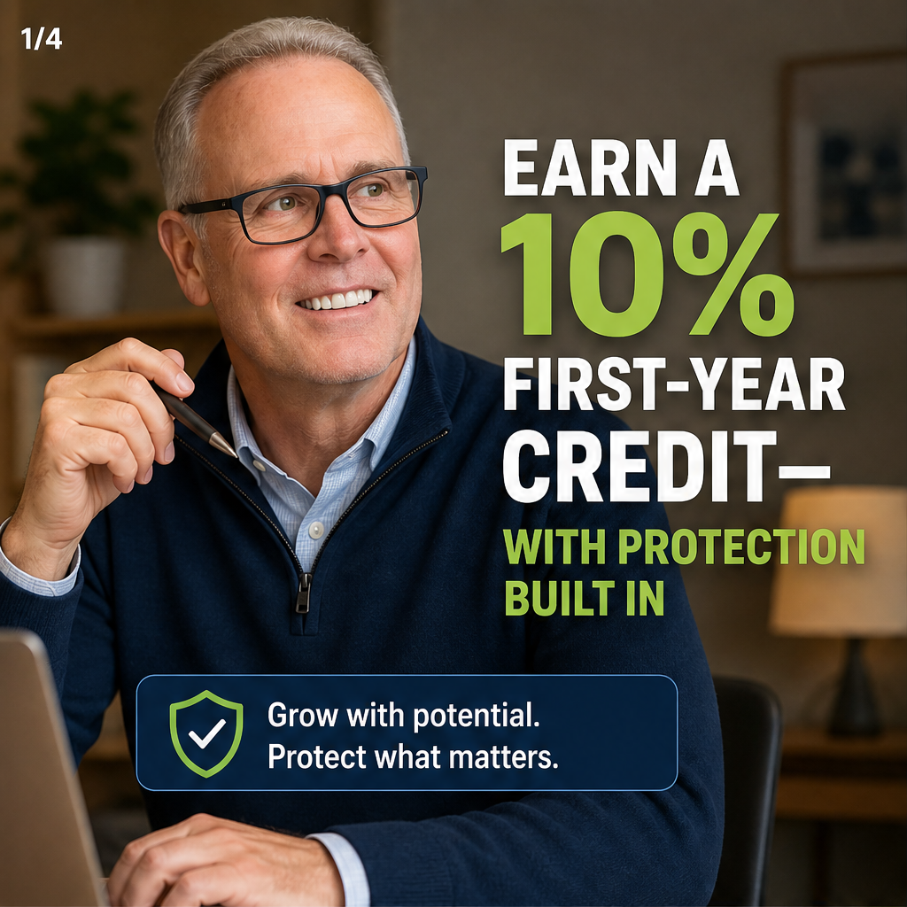Earn a 10% First-Year Credit—With Protection Built In