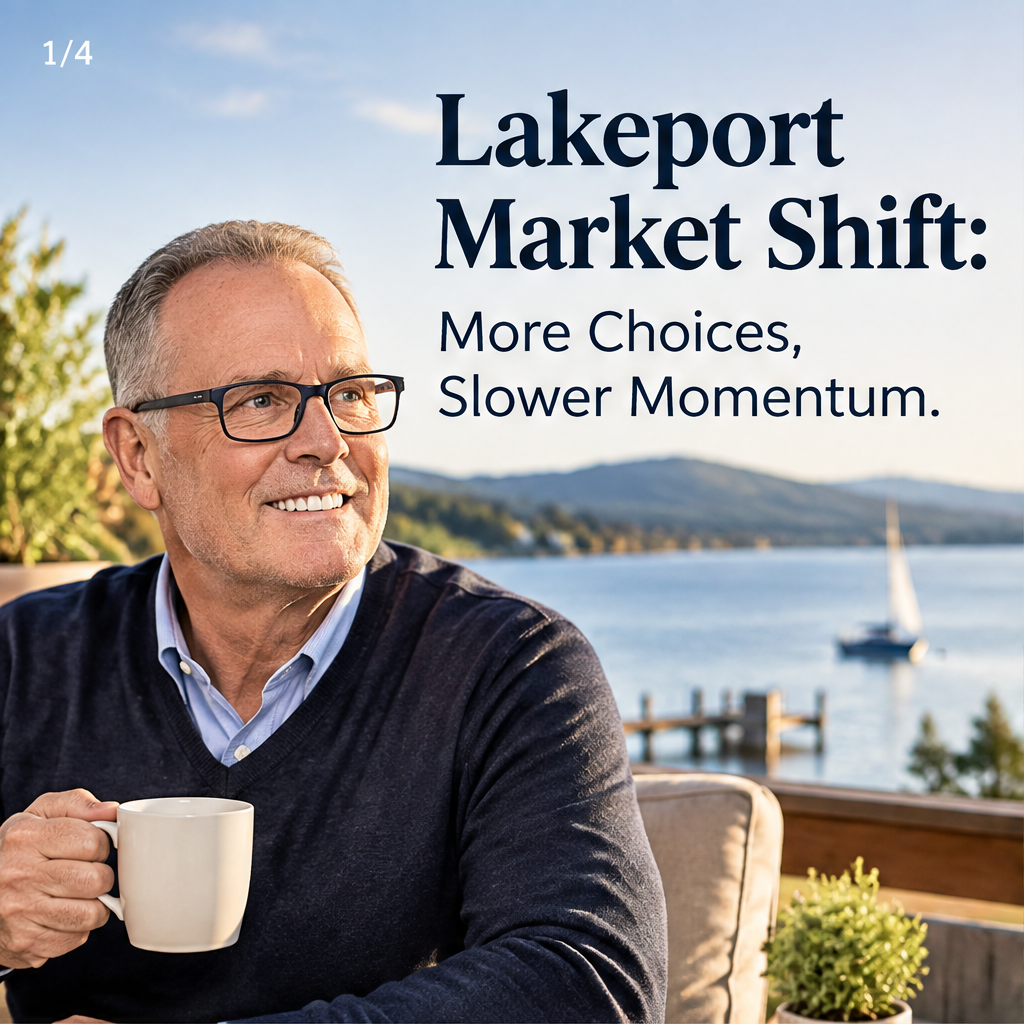 Lakeport Market Shift: More Choices, Slower Momentum
