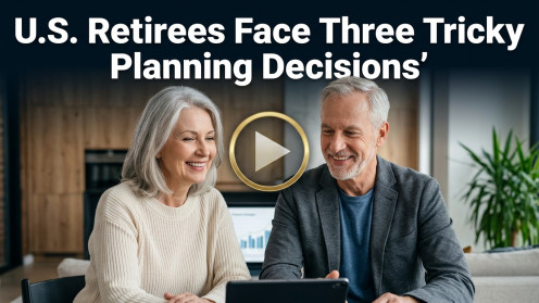 U.S. Retirees Face Three Tricky Planning Decisions